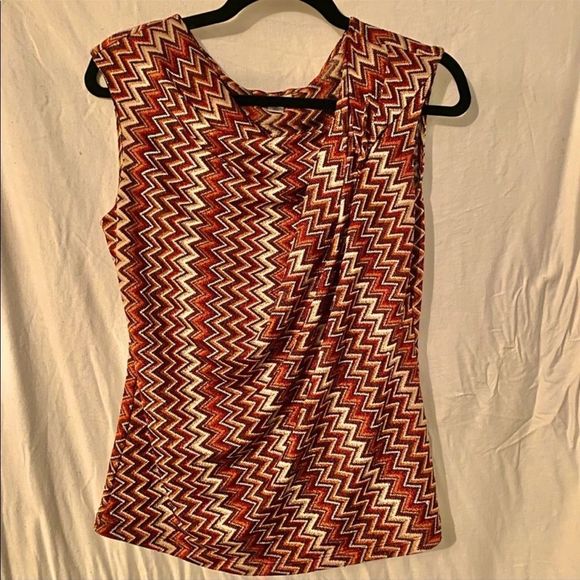 vtg y2k•missoni patterned worthington top - Picture 3 of 7